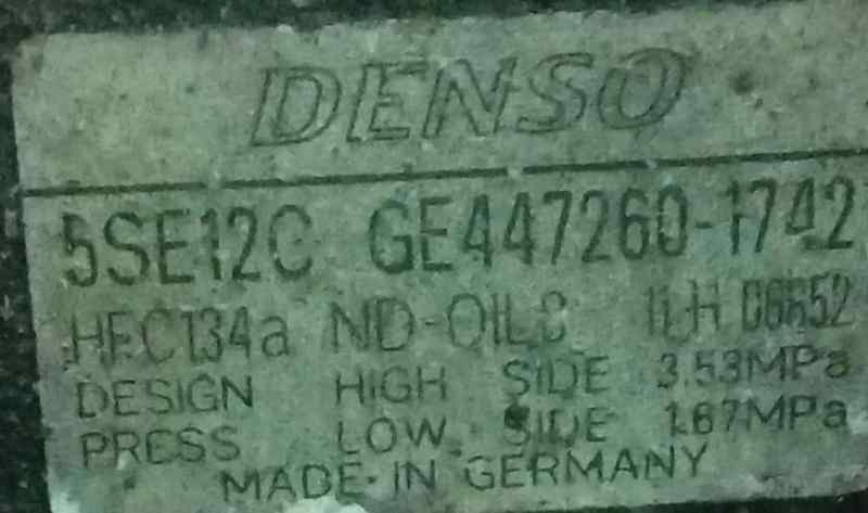 COMPRESOR AIRE ACONDICIONADO