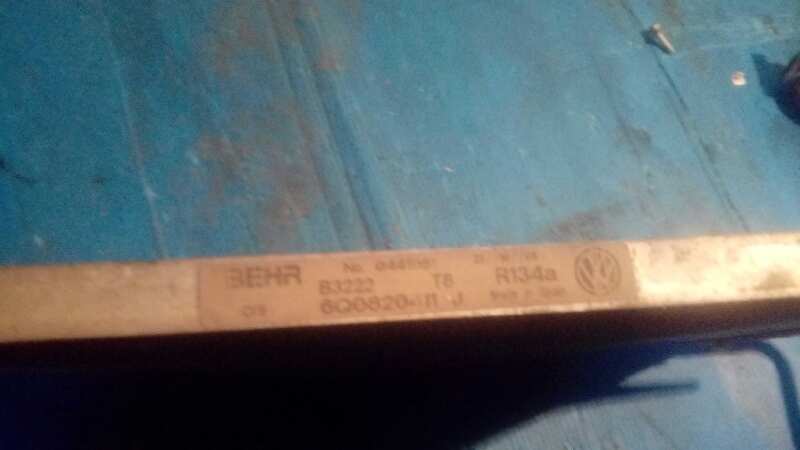 CONDENSADOR - RADIADOR  AIRE ACONDICIONADO