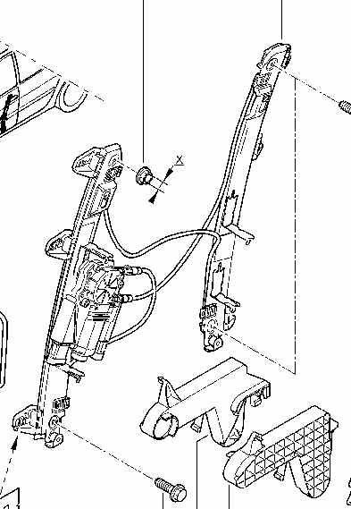 ELEVALUNAS DELANTERO DERECHO