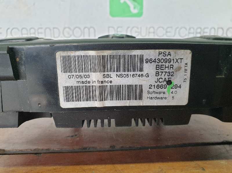 MANDO CALEFACCION /  AIRE ACONDICIONADO