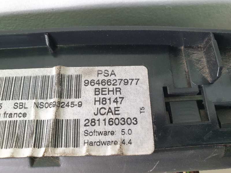 9646627977 MANDO CALEFACCION /  AIRE ACONDICIONADO PEUGEOT 307 CC (S1)