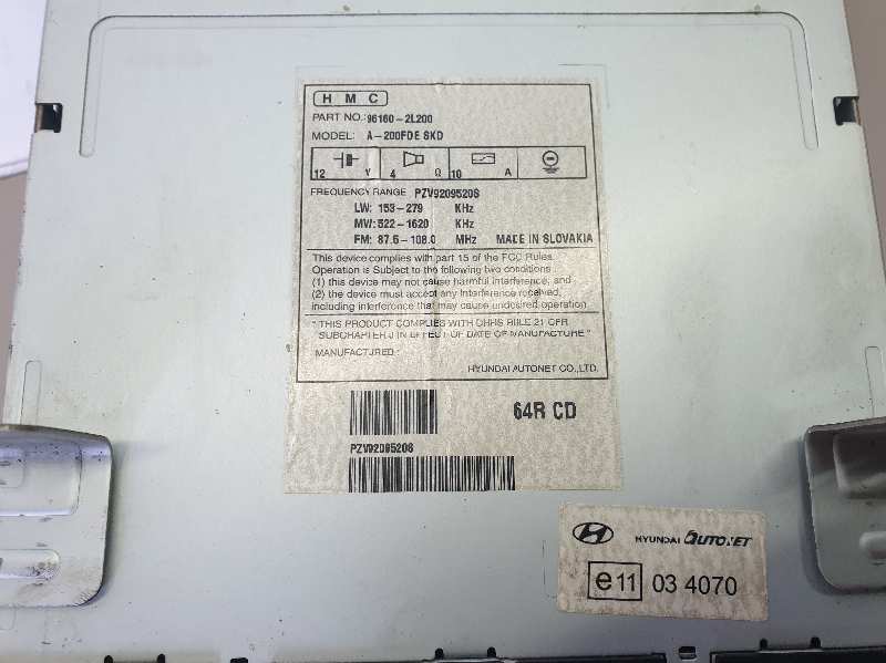 SISTEMA AUDIO / RADIO CD