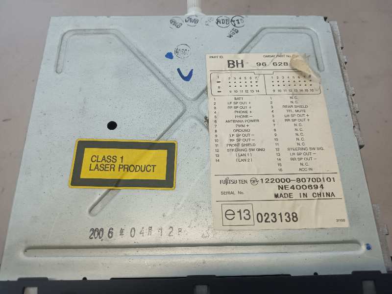 SISTEMA AUDIO / RADIO CD