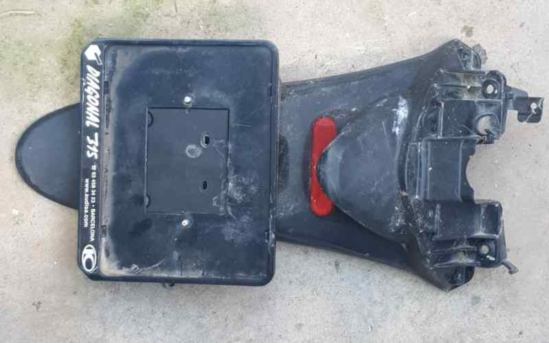 GUARDABARROS TRASERO PORTAMATRICULAS