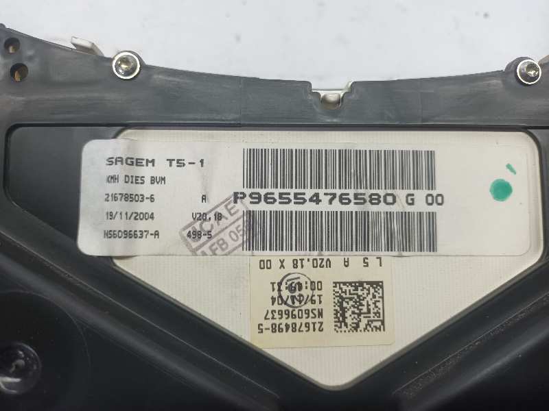 9655476580G CUADRO INSTRUMENTOS PEUGEOT 307 BERLINA (S2)