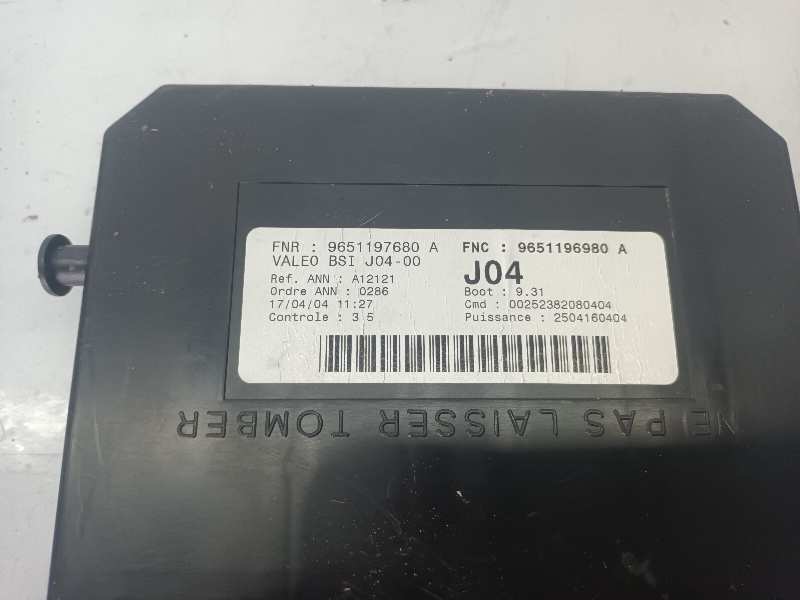 9651197680 CENTRALITA MOTOR UCE PEUGEOT 307 (S1)