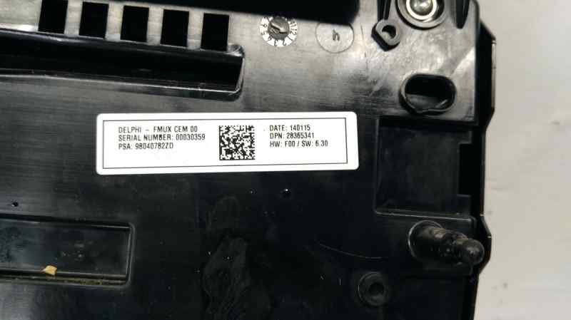 CITROEN C4 BERLINA MANDO CALEFACCION / AIRE ACONDICIONADO 98040782ZD