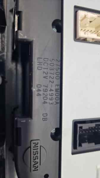 NISSAN TIIDA (C11X/SC11X) MANDO CALEFACCION / AIRE ACONDICIONADO 27500EM00A