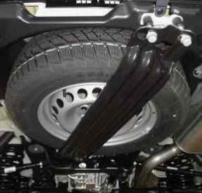 SOPORTE RUEDA RECAMBIO  VOLKSWAGEN T6 CALIFORNIA (SG)
