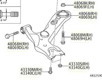 BRAZO SUSPENSION SUPERIOR DELANTERO IZQUIERDO