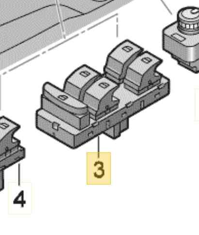 MANDO ELEVALUNAS DELANTERO IZQUIERDO 