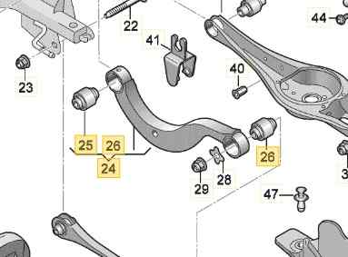 BRAZO SUSPENSION SUPERIOR TRASERO DERECHO