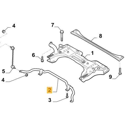 BARRA ESTABILIZADORA DELANTERA