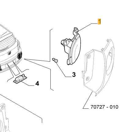 FARO ANTINIEBLA TRASERO DERECHO