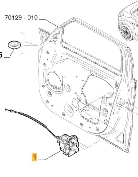 CERRADURA PUERTA DELANTERA IZQUIERDA 