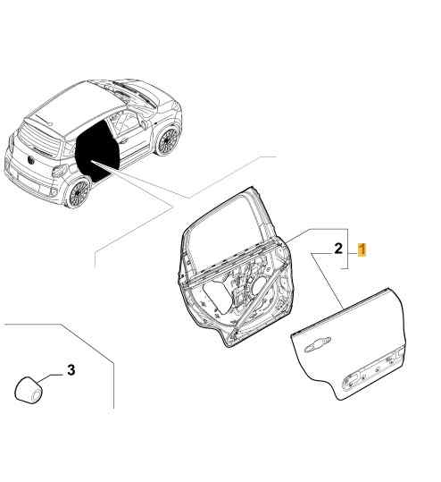 PUERTA TRASERA IZQUIERDA