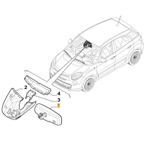 735583889 ESPEJO INTERIOR FIAT 500 L LIVING (351)