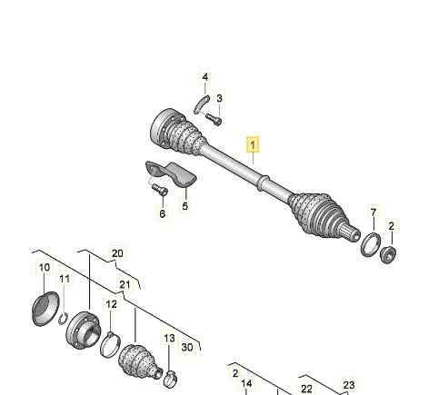 TRANSMISION DELANTERA DERECHA