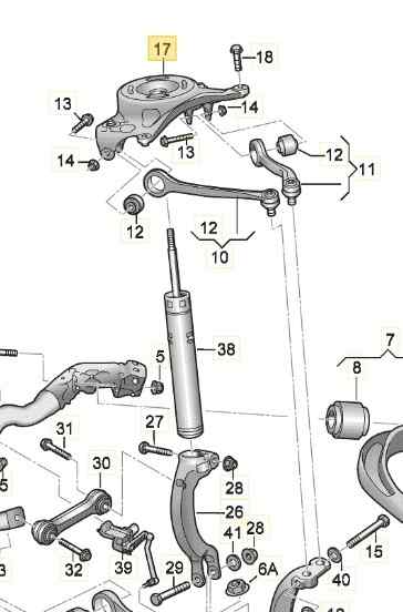 AMORTIGUADOR DELANTERO IZQUIERDO