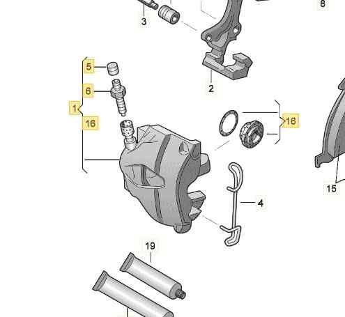 PINZA FRENO DELANTERA IZQUIERDA