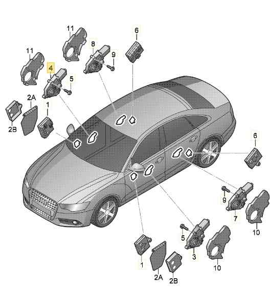 MOTOR ELEVALUNAS DELANTERO DERECHO
