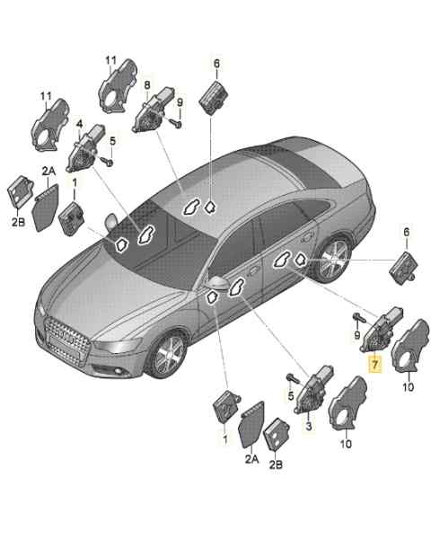 MOTOR ELEVALUNAS TRASERO IZQUIERDO