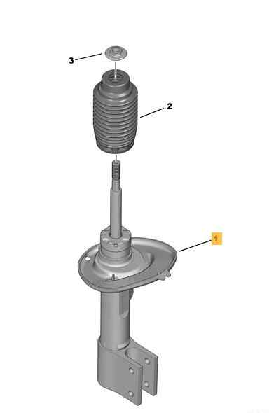 AMORTIGUADOR DELANTERO DERECHO