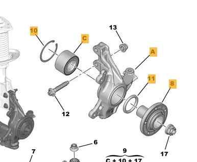 MANGUETA DELANTERA IZQUIERDA