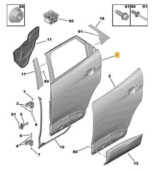 PUERTA TRASERA IZQUIERDA