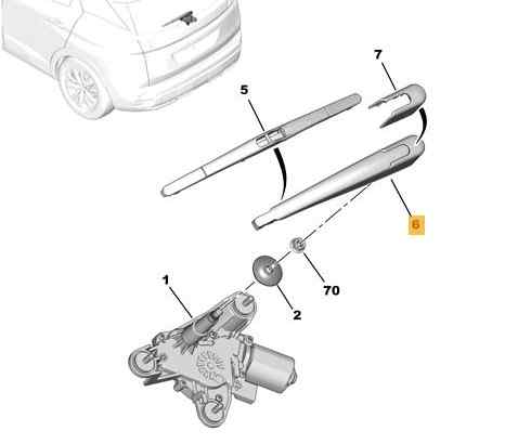 BRAZO LIMPIA TRASERO