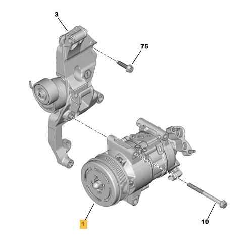 1633566080 COMPRESOR AIRE ACONDICIONADO PEUGEOT 3008 - (2022, 2023, 2024, 2025)