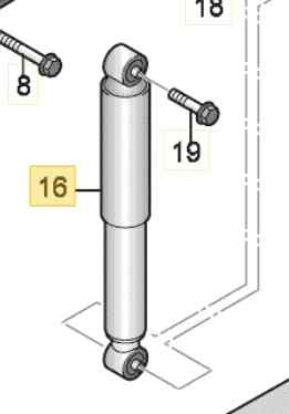 AMORTIGUADOR TRASERO DERECHO
