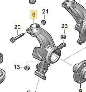 6Q0407255S MANGUETA DELANTERA IZQUIERDA SEAT IBIZA SC (6J1)
