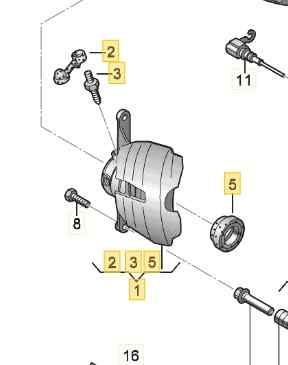PINZA FRENO DELANTERA DERECHA