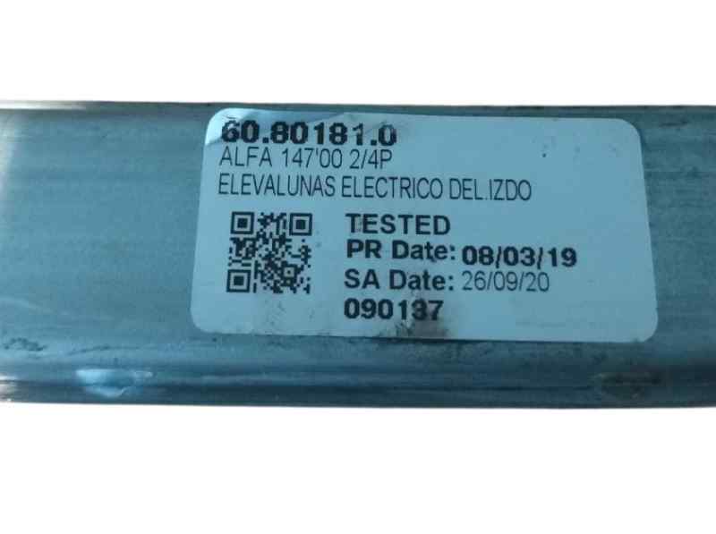 60801810 ELEVALUNAS DELANTERO IZQUIERDO ALFA ROMEO 147 (190)