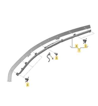 AIRBAG CORTINA DELANTERO DERECHO 