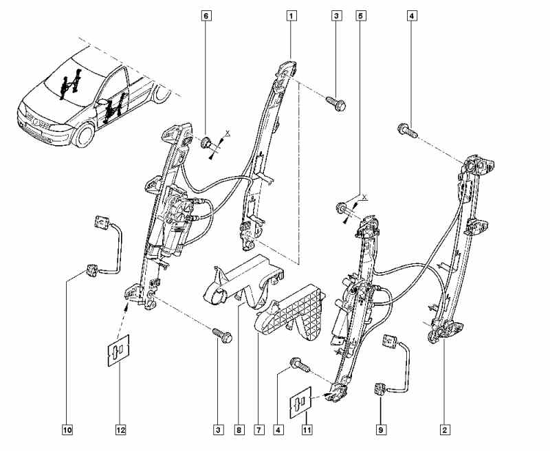ELEVALUNAS DELANTERO IZQUIERDO