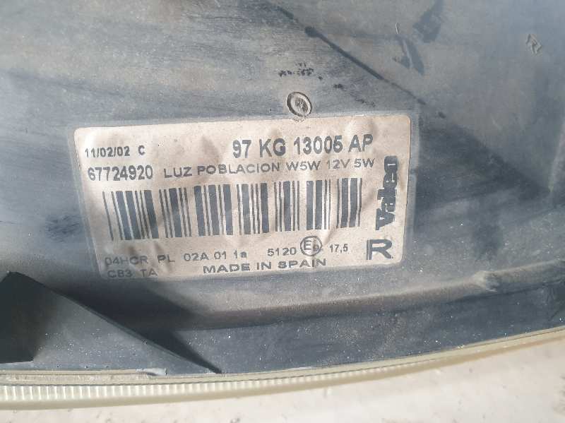 67724920 FARO DERECHO FORD KA (CCQ)