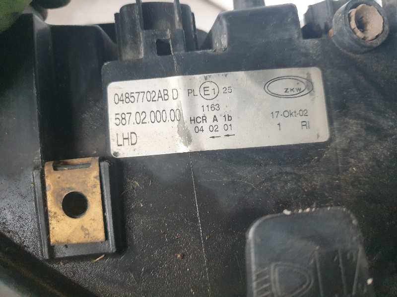 04857702ABD FARO DERECHO CHRYSLER GRAND VOYAGER