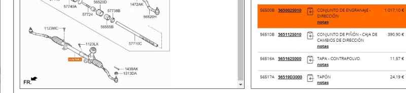 CREMALLERA DIRECCION