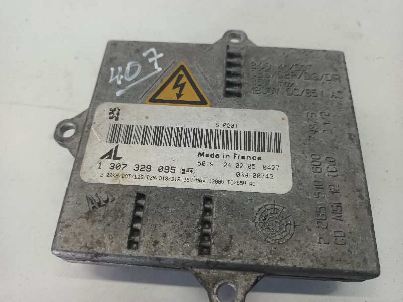 1307329095 CENTRALITA FAROS XENON PEUGEOT 407