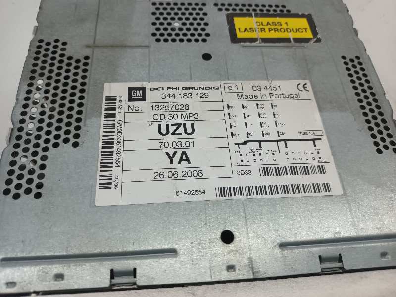 SISTEMA AUDIO / RADIO CD