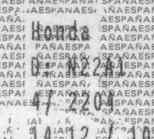 N22A1 MOTOR COMPLETO HONDA FR-V (BE)