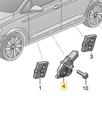 MOTOR ELEVALUNAS DELANTERO IZQUIERDO