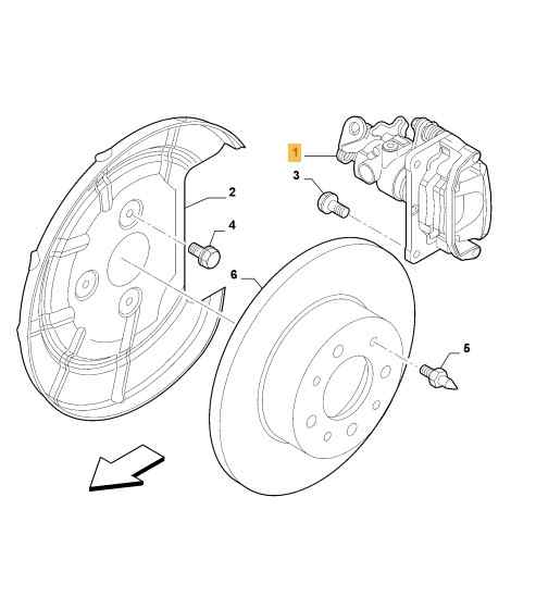 PINZA FRENO TRASERA DERECHA