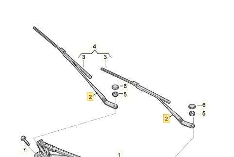 BRAZO LIMPIA DELANTERO IZQUIERDO