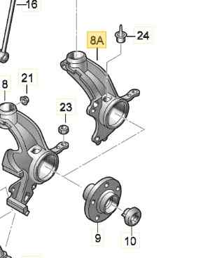 MANGUETA DELANTERA IZQUIERDA