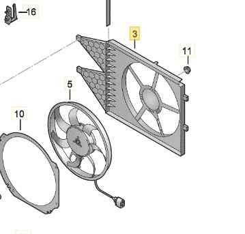 6R0121207Q ELECTROVENTILADOR AUDI A1 SPORTBACK (8XF)