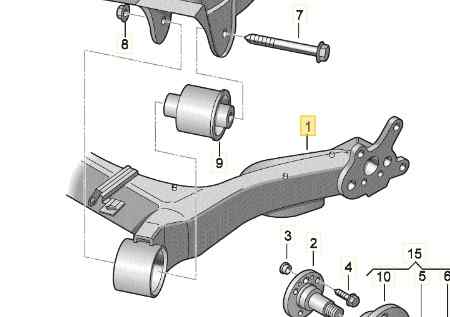6R0500051F PUENTE TRASERO AUDI A1 SPORTBACK (8XF)