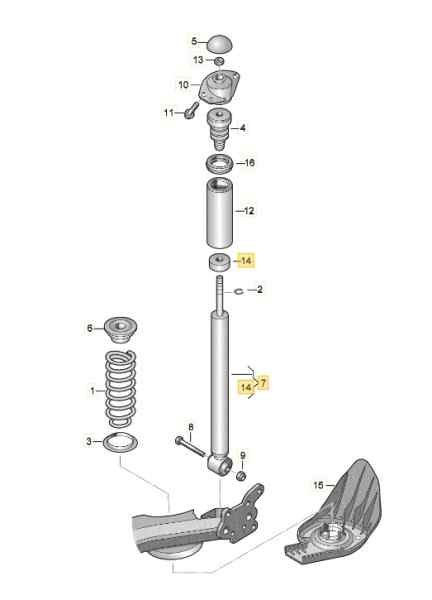 6R0513025H AMORTIGUADOR TRASERO DERECHO AUDI A1 SPORTBACK (8XF)